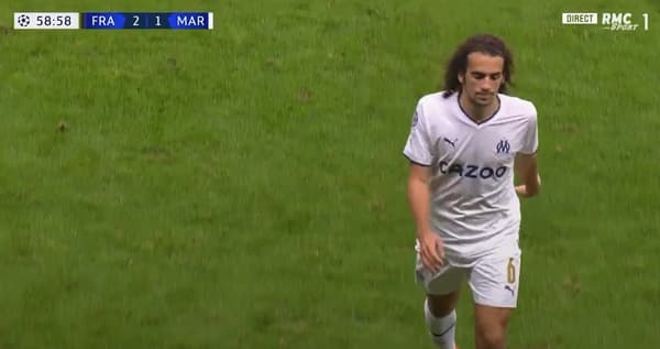 Guendouzi à sa sortie du terrain contre Francfort