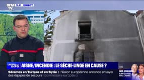 Le commandant Nicolas Galand, de la Fédération nationale des Sapeurs-Pompiers de France, livre ses consignes de sécurité en cas d'incendie
