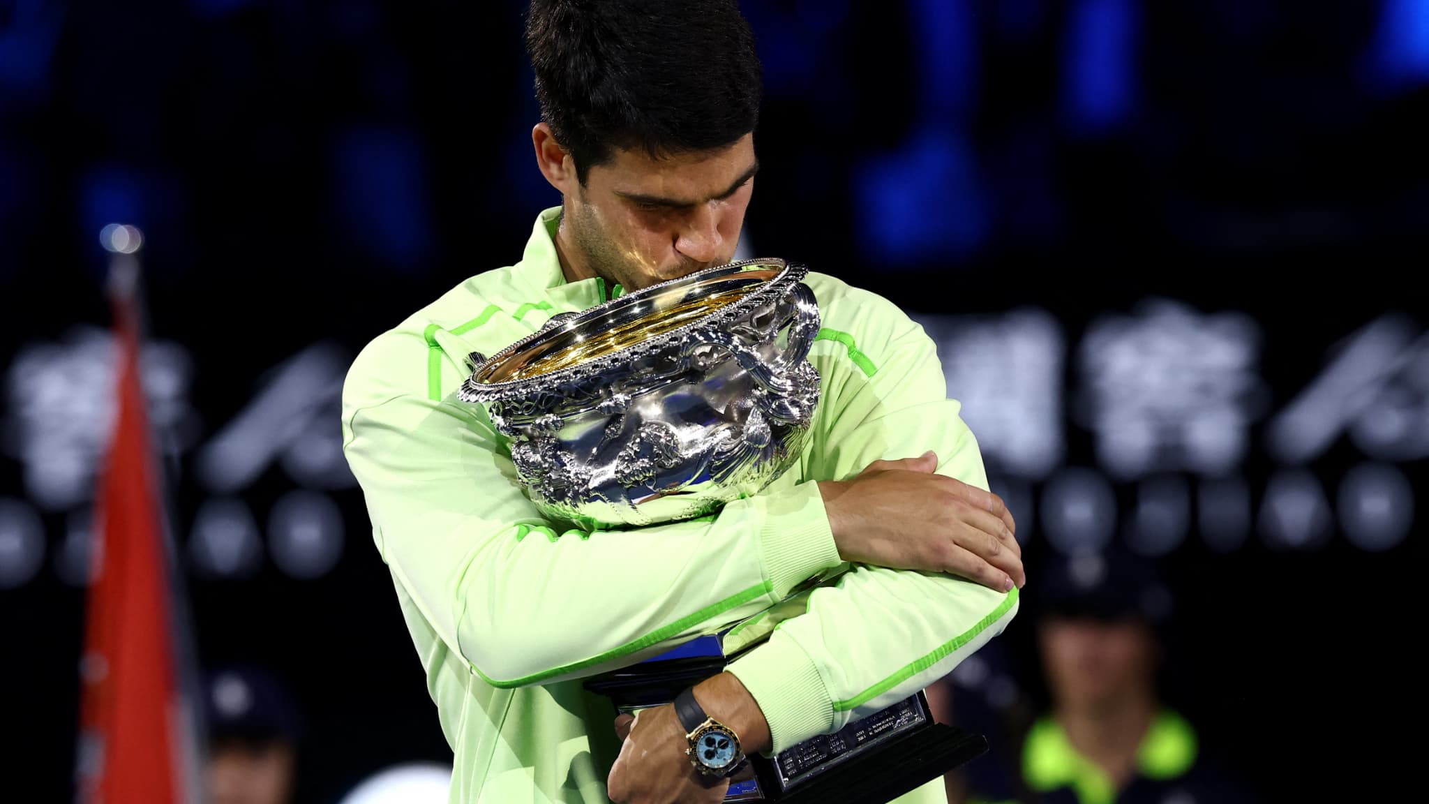 Carlos Alcaraz, le 1er février 2026. 