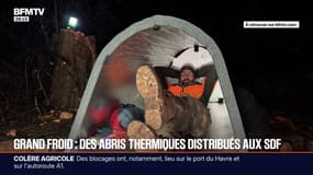 "C'est un hiver où on a particulièrement froid": à Colmar, des abris thermiques distribués aux sans-abri