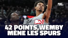 NBA : 42 points, Wembanyama porte les Spurs face aux Hawks