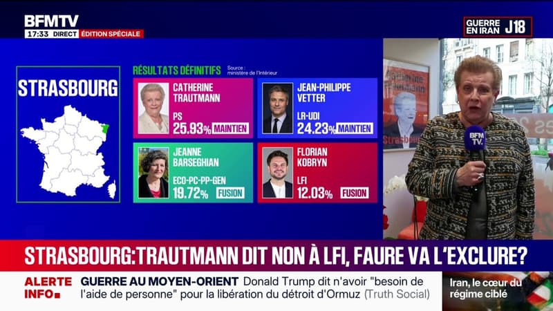 "J'agis en toute liberté" assure Catherine Trautmann, candidate PS à la mairie de Strasbourg