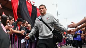 Le joueur du Stade Toulousain Antoine Dupont 