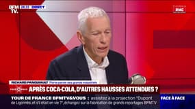 "On est sur des tendances à la hausse parce que les structures de coûts des industriels sont à la hausse", explique Richard Panquiault, porte-parole des grands industriels