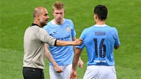 Kevin de Bruyne et Pep Guardiola