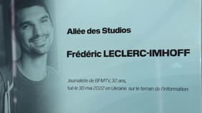 Frédéric Leclerc-Imhoff: la rue des studios de BFMTV renommée en mémoire de notre journaliste tué en Ukraine