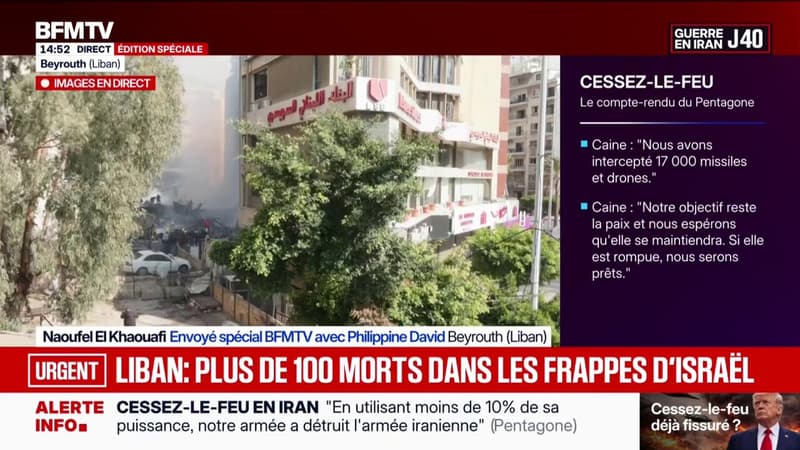 Guerre au Moyen-Orient: des frappes israéliennes sur le Liban font "des dizaines de morts et des centaines de blessés", selon le ministère de la Santé libanais
