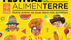 L'affiche de l'édition 2025 du festival Alimenterre, à La Rochelle (Charente-Maritime).
