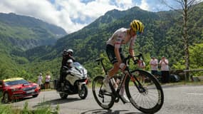 Pavel Sivakov lors de la 15e étape du Tour de France, le 14 juillet 2024.