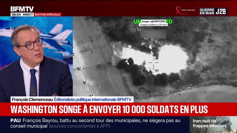 Guerre au Moyen-Orient: pourquoi Washington déploie 10.000 soldats malgré le report de l'ultimatum au 6 avril