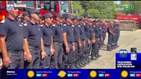 Var: une quarantaine de pompiers roumains formés aux feux de forêt