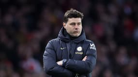 Mauricio Pochettino le 24 avril 2024 avec Chelsea
