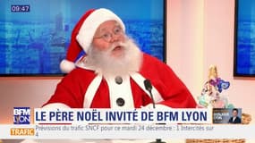 Le Père Noël invité de BFM Lyon