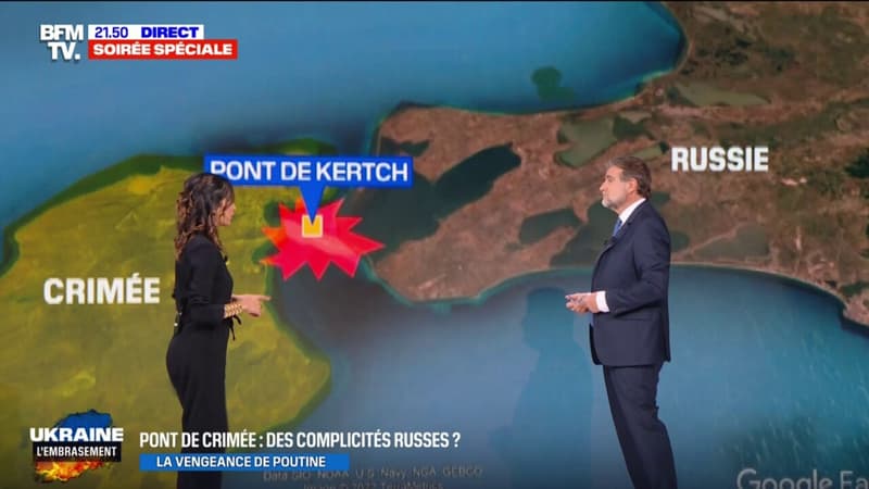 Les Russes sont-ils à l'origine de l'explosion du pont de Crimée?