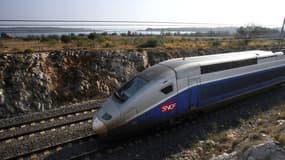 Un train SNCF entre Perpignan et Narbonne