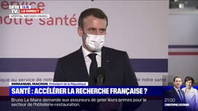 Lutte contre le coronavirus: pour Emmanuel Macron, "la recherche française est en pointe sur le sujet"