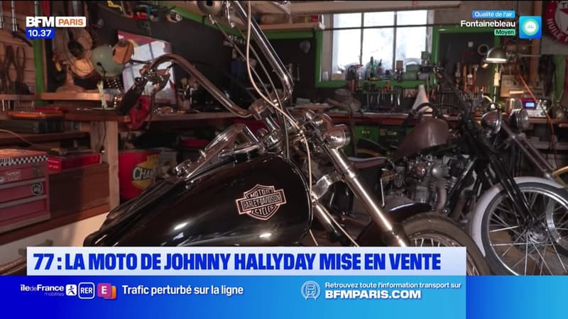 Seine-et-Marne: la moto de Johnny Hallyday mise en vente le 9 novembre