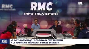 JO 2021 (Equitation) : "Les chevaux font les idiots à la remise des médailles" s'amuse Laghouag