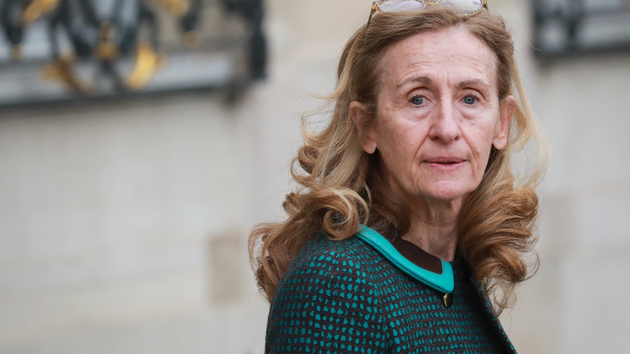 Nicole Belloubet à l'Élysée le 3 mars 2020 
