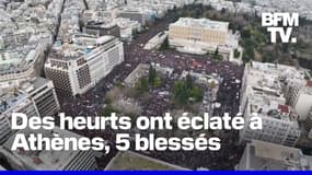 300.000 personnes manifestent dans toute la Grèce pour commémorer la pire catastrophe ferroviaire du pays