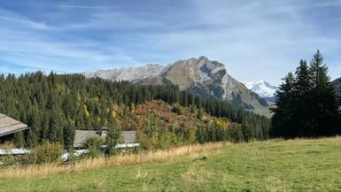 Les Alpes depuis La Clusaz