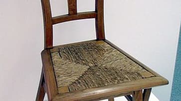 Chaise designée par Van de Velde en 1895.