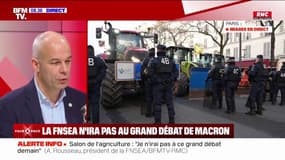  "Qui peut imaginer que les conditions du dialogue soient réunies?": Arnaud Rousseau (FNSEA) réagit à la présence des Soulèvements de la Terre au Salon de l'agriculture