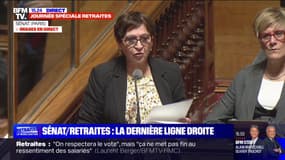 Retraites: "Madame la Première ministre, il existe une légitimité sociale que vous ne pouvez pas nier et qui s'impose à vous" déclare Eliane Assassi, présidente du groupe communiste au Sénat