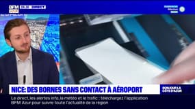 Nice: des bornes sans contact à l'aéroport