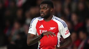 Thomas Partey avec Arsenal le 7 mai 2025