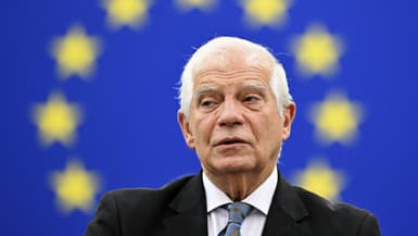 Le chef de la politique étrangère de l'Union européenne Josep Borrell à Strasbourg, le 5 octobre 2022.