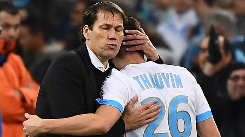 Rudi Garcia et Florian Thauvin