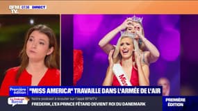 La nouvelle "Miss America" est la première militaire en service à remporter la couronne