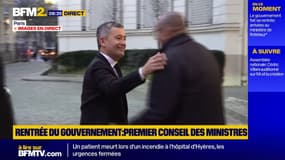 Le gouvernement arrive au ministère de l'Intérieur pour un traditionnel petit-déjeuner de rentrée