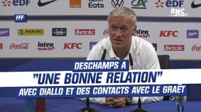 FFF : Deschamps a "une bonne relation" avec Diallo et "des contacts" avec Le Graët
