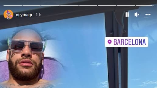 Neymar est à Barcelone ce lundi 9 mai Neymar est à Barcelone ce lundi 9 mai