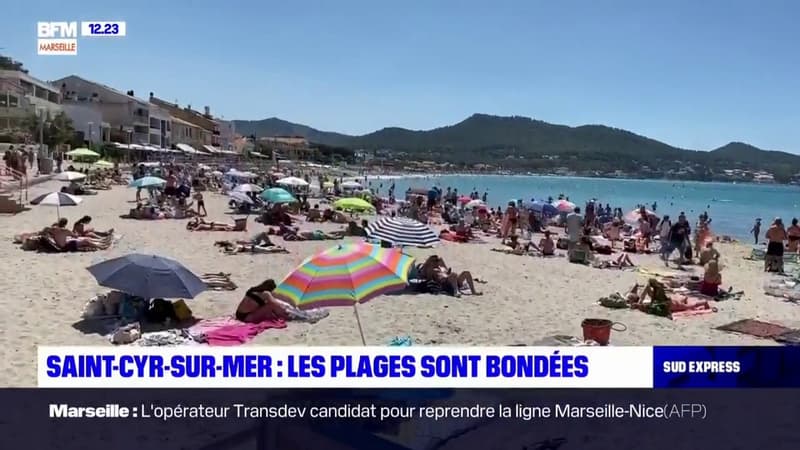 Saint-Cyr-sur-Mer: les plages étaient bondées ce week-end