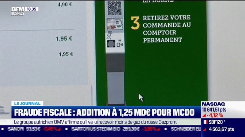 Fraude fiscale : addition à 1,5 Md ¬ pour McDonald's