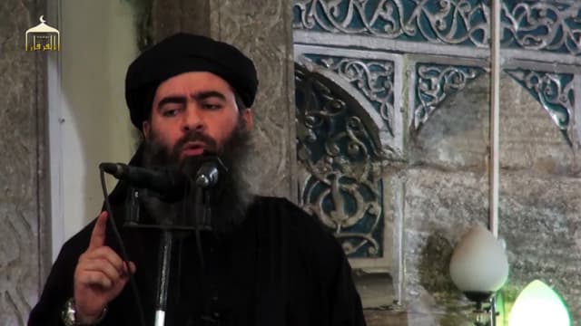 Abou Bakr al-Baghdadi, le "calife" autoproclamé de l'Etat islamique.