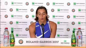 Roland Garros – Garcia : "Je me suis battue du début à la fin"