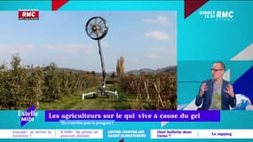 Un gigantesque ventilateur mobile chauffant
