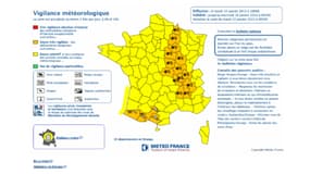 Une partie de la France est en vigilance orange : "des phénomènes dangereux sont prévus"