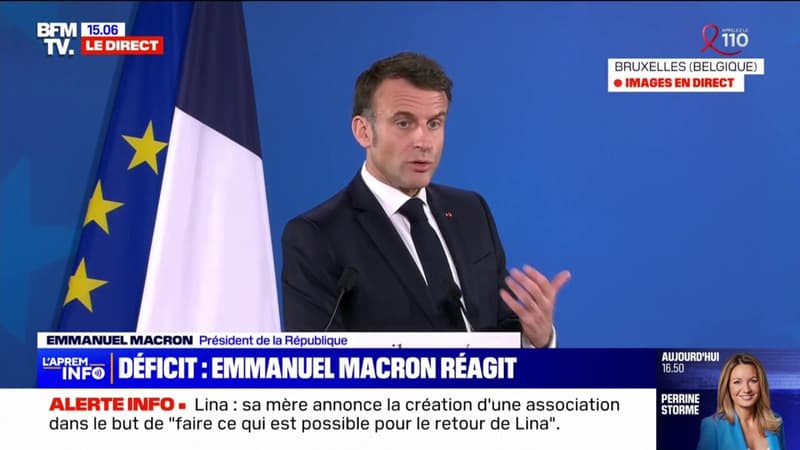 Déficit: Emmanuel Macron annonce vouloir 