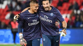 Alphonse Areola et Gianluigi Buffon font partie du groupe parisien en déplacement à Manchester pour le huitième de finale aller de Ligue des champions.