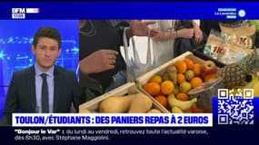 Toulon: des paniers repas pour les étudiants