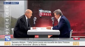 Jean-Yves Le Drian face à Jean-Jacques Bourdin en direct
