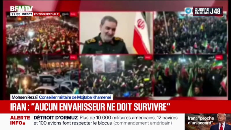 Intervention américaine sur le sol iranien: S'ils arrivent jusqu'aux côtes, on fera alors des milliers de prisonniers, promet Mohsen Rezaï, conseiller militaire de Mojtaba Khamenei