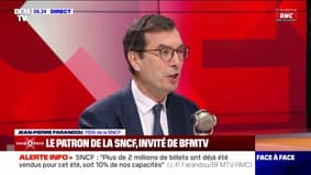 SNCF: "On a vendu déjà plus de deux millions de billets" soit "10% des places" pour cet été, assure Jean-Pierre Farandou