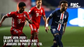 Équipe UEFA 2020 : La liste des nommés avec 7 joueurs du PSG et 2 de l'OL