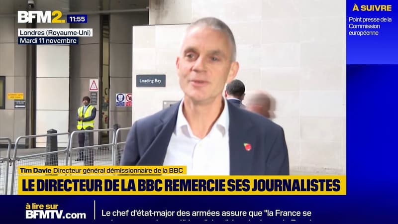 Le directeur sortant de la BBC salue le travail des journalistes de la chaîne